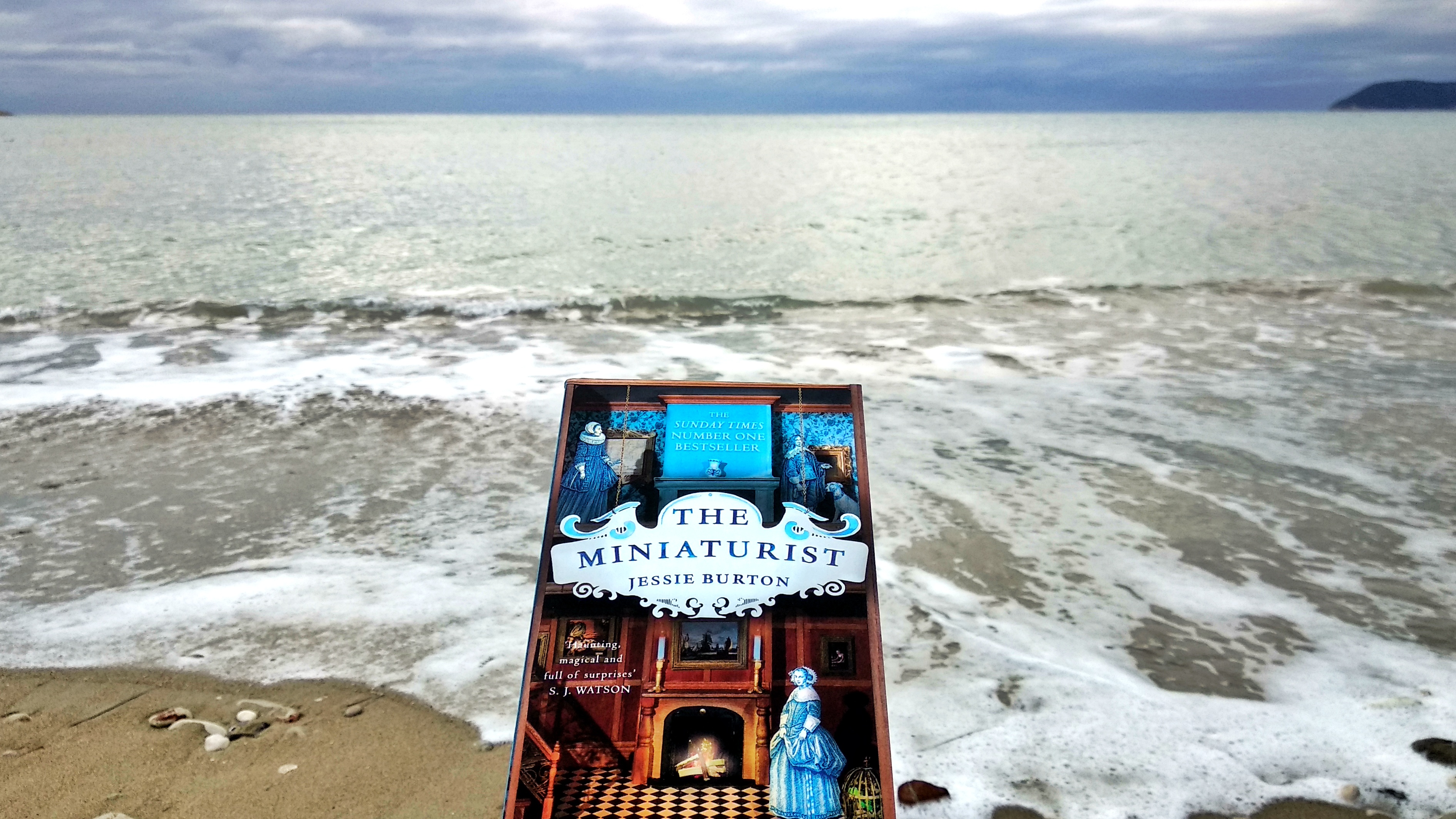 The book in front of the sea